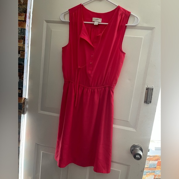 Loft Ann Taylor Dresses & Skirts - NWOT Ann Taylor Loft Sleeveless Lined Dress Coral XS